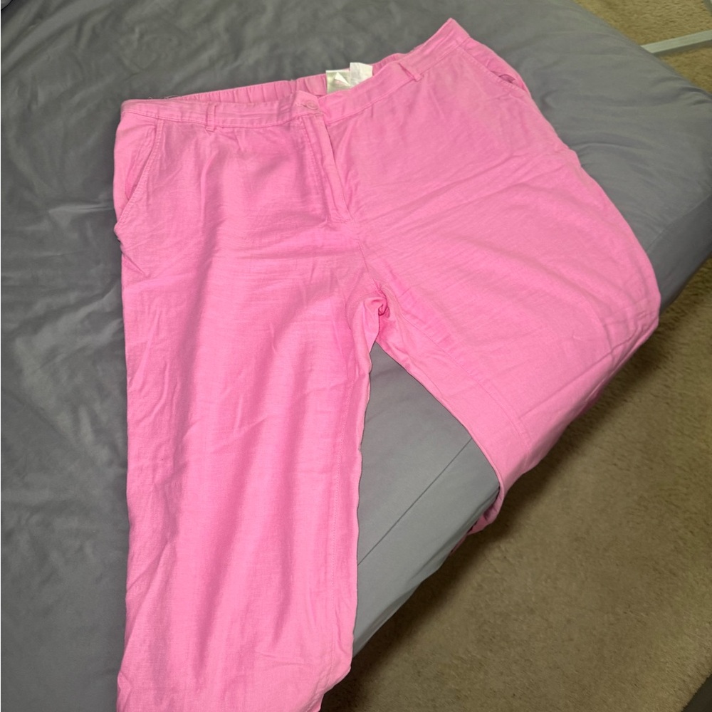 H&M Pink Casual Pants